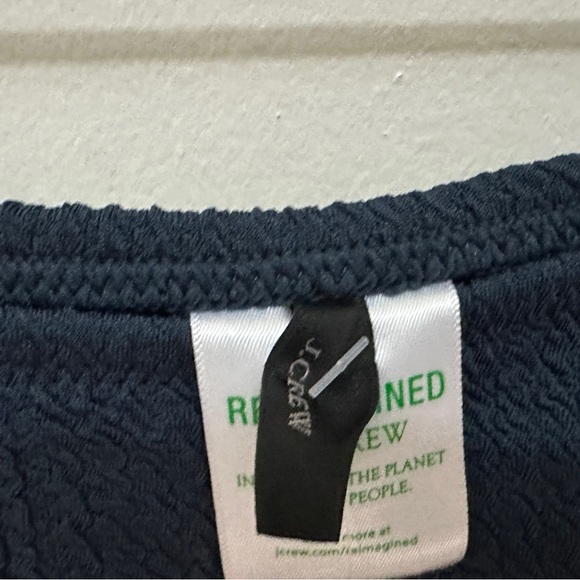 139 J.Crew | NWT Women’s Bikini Bottom Textured Dark Navy (size S) - Picture 5 of 12